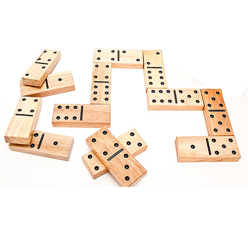 1804303-Wooden Dominos Set