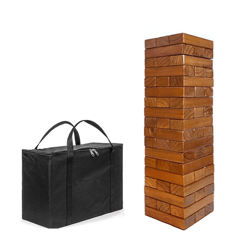 Giant Wooden Tumble Tower Garden Game – 2 Sizes, Perfect For Weddings, Parties