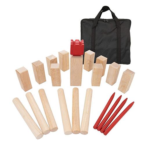 Kubb game set