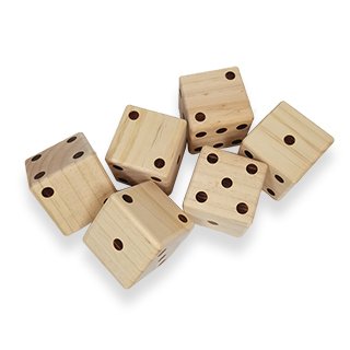 Large Wooden Dice Game