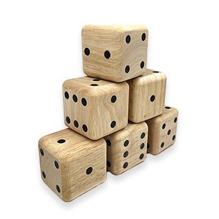 giant wooden dice game