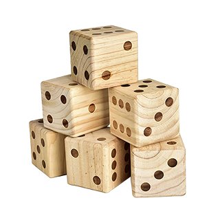 wooden yard dice game