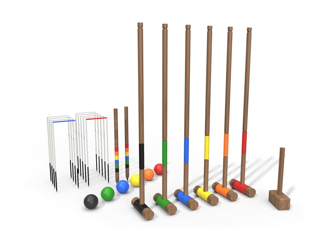 6 player croquet set