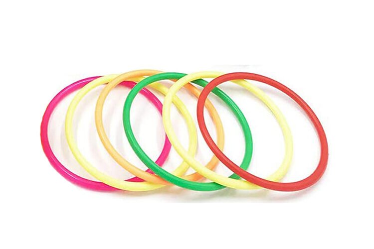 Colored rubber ring