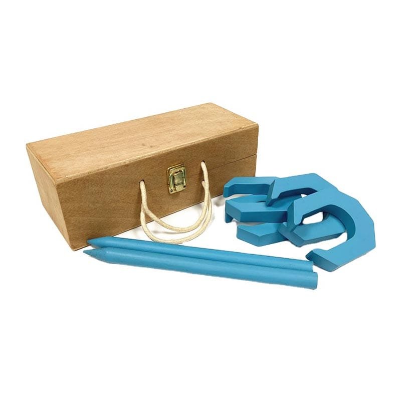 wooden horseshoe game