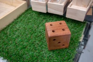 Wood dice game supplier