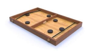 wooden sling Puck game