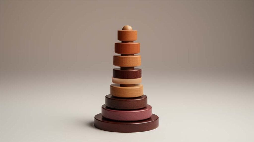 Wooden tower of hanoi wholesale