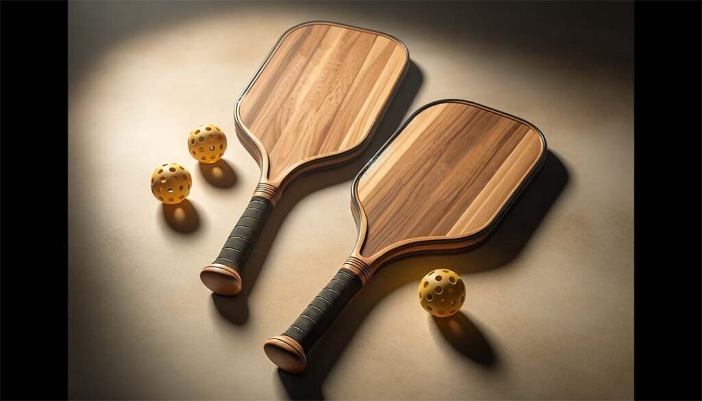 Wooden pickle paddle set manufacturer