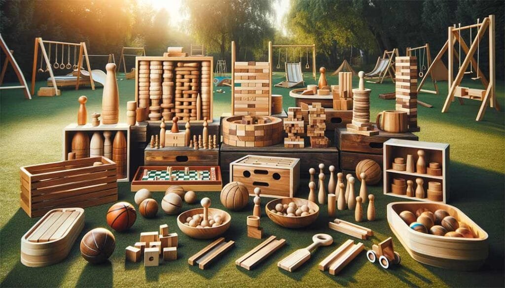 outdoor wooden gaem manufacturer