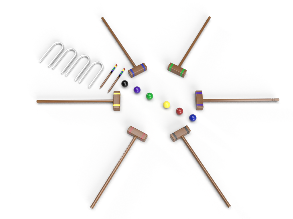 wooden croquet set manufacturer