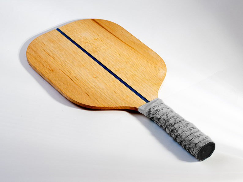 wooden pickleball paddle