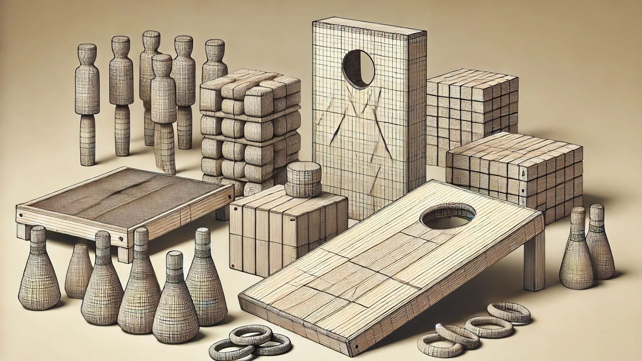 Wooden Toys Set