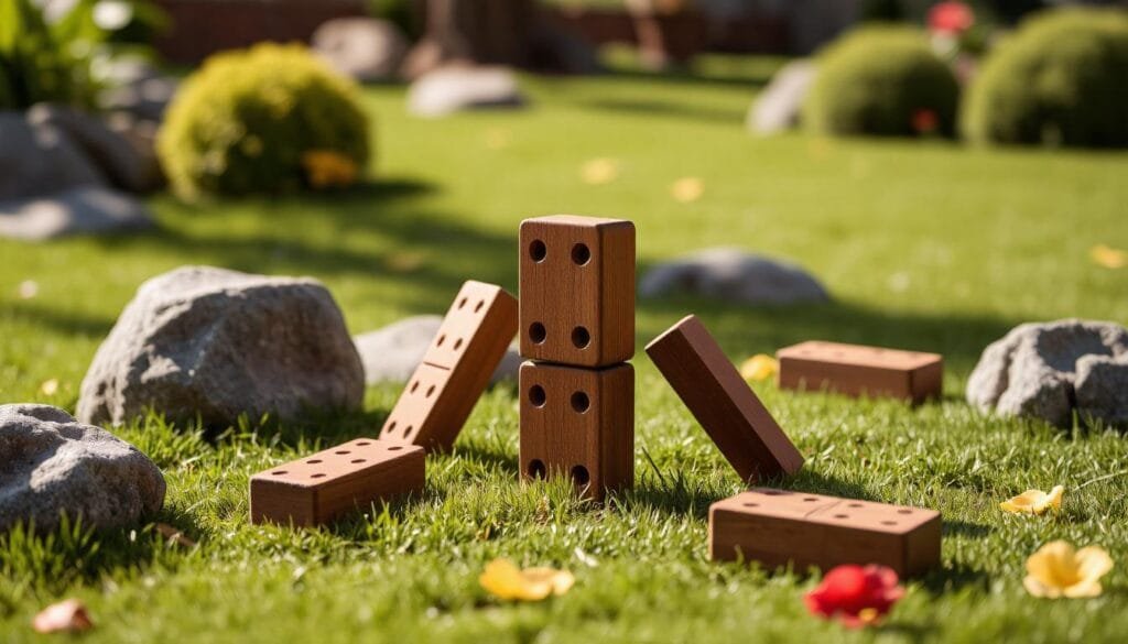 wooden dominoes