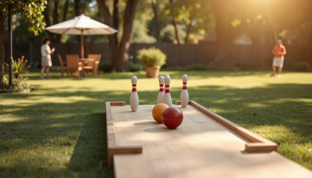 wooden throwing game