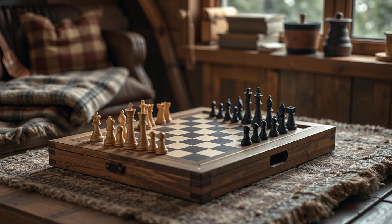 7 in 1 wooden chess