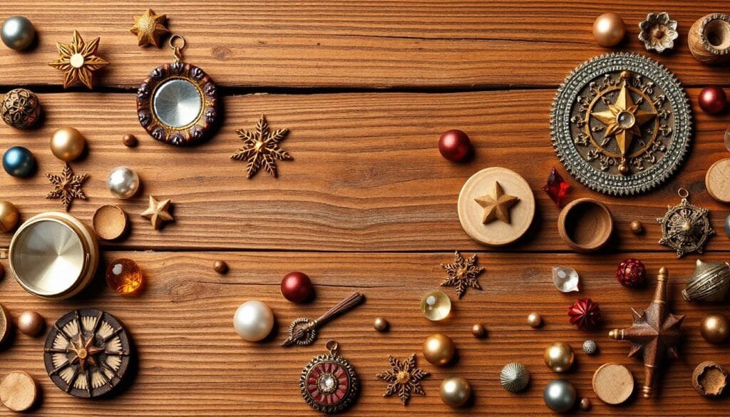 Mixed Media Embellishments in the wood