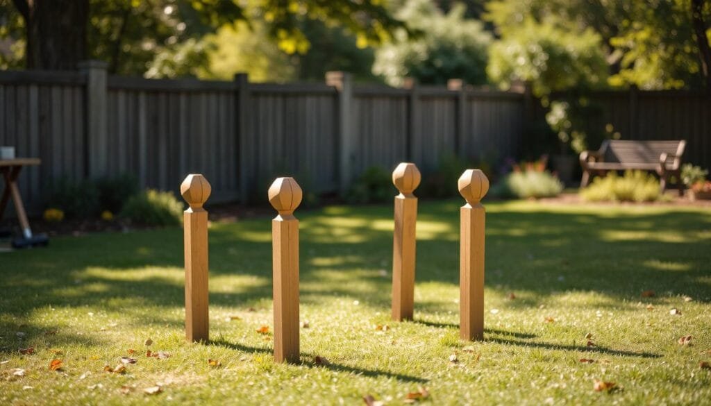 wooden toss game