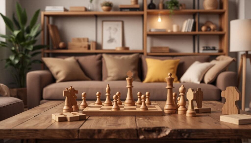 indoor wooden game