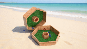 wooden garden game designs